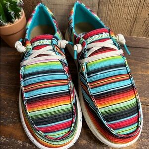 ✨ Ariat Hilo Serape Slip On Loafers Women’s 9.5 Colorful Comfy ✨